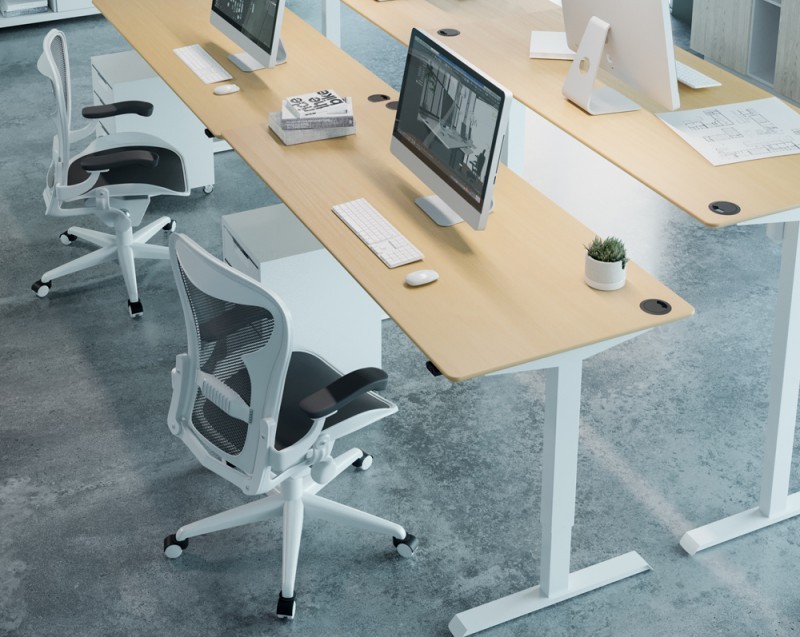 Table réglable en hauteur ou bureau électrique